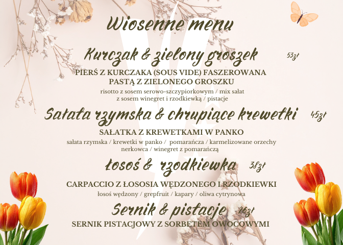 Wiosenne menu